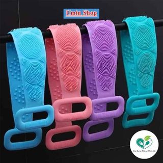 CỌ TẮM SILICON - Dây Chà Lưng 2 mặt Bằng Silicone mẫu mới
