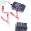 PUSKY 1 Cái 12V 24V Đến 5V 3USB Cổng Bộ Chuyển Đổi Nguồn Có Kẹp Pin Để Sạc Điện Thoại Di Động Khẩn Cấp Nguồn USB Hiệu Quả Cao VN