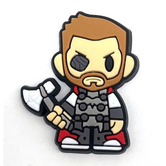 CHARM GẮN DÉP HOTTREND: SIÊU ANH HÙNG MARVEL - Sẵn nút gắn -BÁN CỰC CHẠY