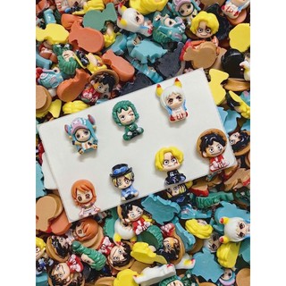 Set Charm Đảo Hải Tặc Anime Chibi Cute – Luffy, Zoro, Sanji, Nami Baby CỰC KỲ DỄ THƯƠNG
