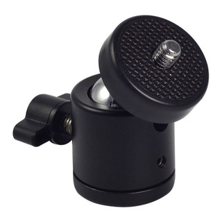 【COD】Thiết bị đầu bi hỗ trợ xoay 360 độ mượt mà, kết nối với chân máy ảnh hoặc chân đèn qua cổng vít 1/4 inch.