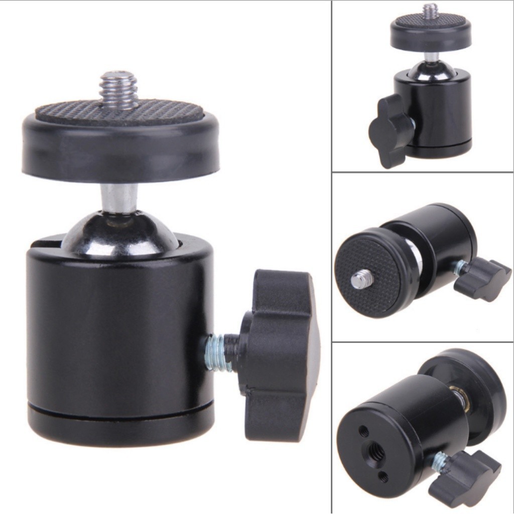 【COD】"Khớp xoay 360 độ đa năng, dễ dàng lắp lên tripod nhờ vít 1/4, hỗ trợ định vị máy ảnh và thiết bị livestream. "
