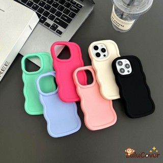 Ốp Điện Thoại Macaron Pastel Dễ Thương Cho Samsung Galaxy A54 A53 A25 A52 A52s A51 M40s A50 A50s A30S A35 A36 A56 A34 A33 A32 A31 Vỏ Màu Ngọt Ngào Khung Sóng Đơn Giản Thời Trang Hàn Quốc
