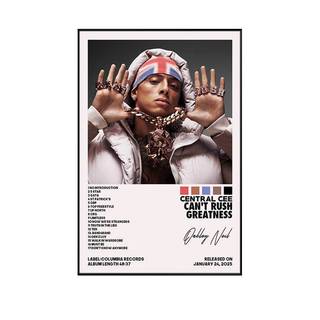 Central Cee Anh Rap Khoan Canvas Poster Treo Tường Nghệ Thuật Thanh Phòng Ngủ Trang Trí Học Tập