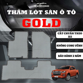 Thảm lót sàn ô tô Isuzu DMax TH Accessories cao su cao cấp cắt chuẩn theo xe không cong vênh (full bộ có cốp)