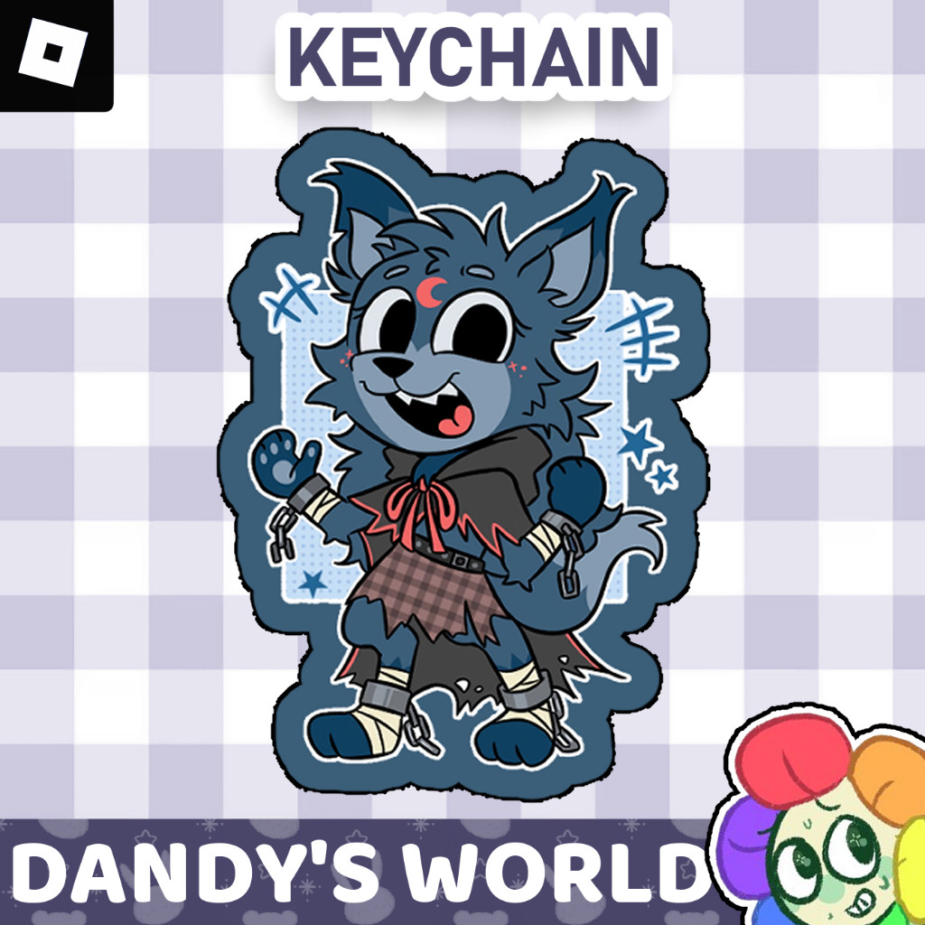 Ganci/Móc khóa Acrylic roblox Dandy's world-Toons sự kiện Halloween