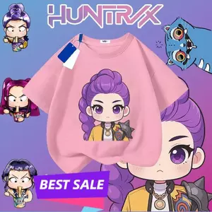 Áo thun Comel cartoon, cotton tự nhiên, bé gái size 90-150, thấm mồ hôi.