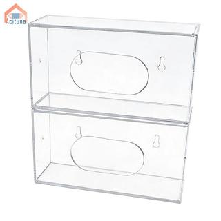 Giá đỡ dùng một lần Găng tay Hộp đựng găng tay nhà bếp, Đa năng, Hộp đựng đồ, Treo tường trong suốt