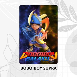 [BoBoiBoy] Móc Chìa Khóa Acrylic Tùy chỉnh hình ảnh BoBoiBoy 2 mặt 5,5x4cm