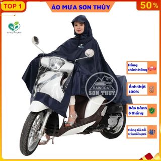 ( GIÁ XƯỞNG ) Áo mưa choàng siêu to Sơn Thủy K8 - áo mưa vải dù cỡ đại , SIZE TO