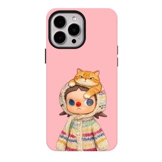Ốp bảo vệ họa tiết mèo con của Sister Ga Zi cho iPhone 11 12promax 13pro15pro 15promax 14 14promax 14pro 16 pro max 16 plus 17 17promax ốp lưng hai trong một