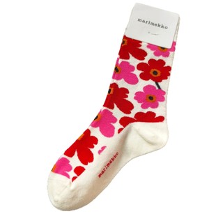 Ống tất nữ cotton retro họa tiết hoa, thiết kế sang trọng từ Marimekko Phần Lan