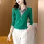 Áo sơmi dài tay mềm mại dành cho nữ, phù hợp mùa thu