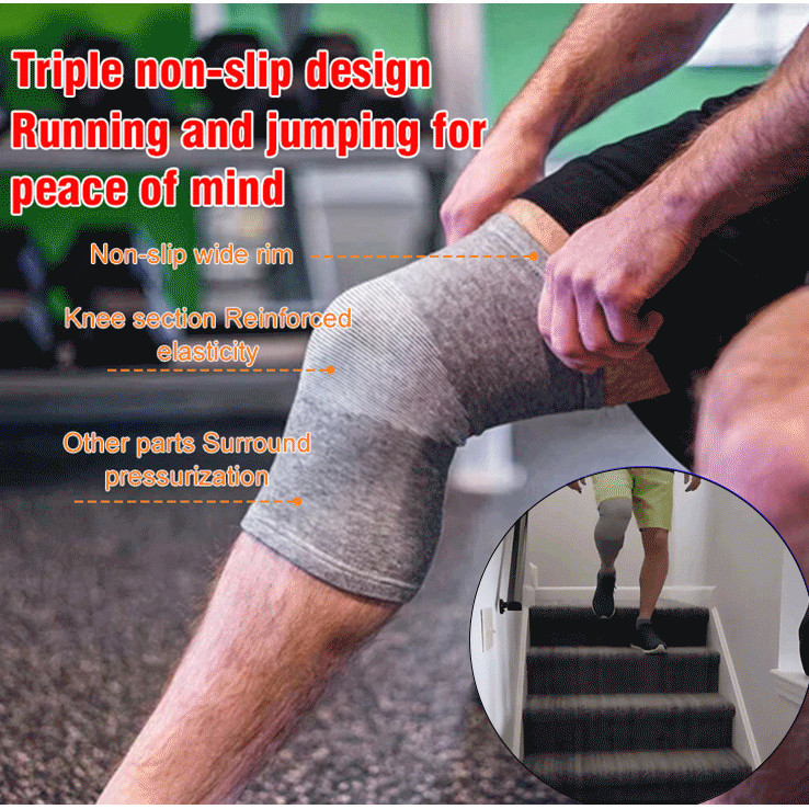 Miếng đệm đầu gối ấm than tre thoáng khí giúp giảm đau khớp và tập thể dục hiệu quả