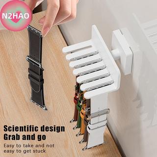 N2HAO Không Khoan Dây Đeo Đồng Hồ Lưu Trữ Ra Treo Tường Nhựa Dây Đeo Đồng Hồ Kệ Bảo Quản Tiết Kiệm Không Gian Đồng Hồ Người Tổ Chức Giá Đỡ n