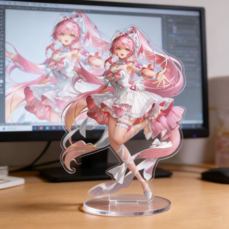 HT2 Gió hú Sóng Aemeath Đứng Tấm Acrylic Tấm Đứng Ký Anime Để Bàn Trang Trí TH2
