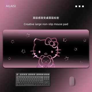 Cảm Giác Chuyển Đổi Miếng Lót Chuột Màu Đen Hồng Phong Cách Tối Giản Quá Khổ Morandi Bàn Chơi Game Bàn Phím Bàn Phím Đệm