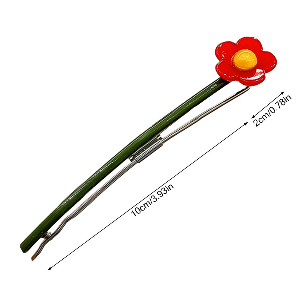 Kẹp tóc barrette hình hoạt họa, chống trơn trượt và đa năng cho tóc dày xoăn, tạo kiểu dễ dàng