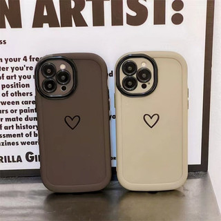 Ốp lưng IPhone 17 16 15 14 13 12 11 Pro Max XRXSMax 78 Plus Mùa thu đông dòng nhỏ tình yêu trường hợp điện thoại