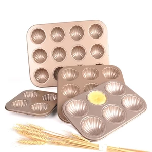 Ngay cả Khuôn Bánh Chống Dính Muffin Cốc Trứng Tart Khuôn Phô Mai Dụng Cụ Nướng Bánh KKLU