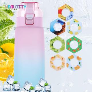 ✿ CHA ✿ Cốc nước thơm 600ML với 7 hạt hương vị Cốc nước đường 0% dành cho thể thao ngoài trời ★