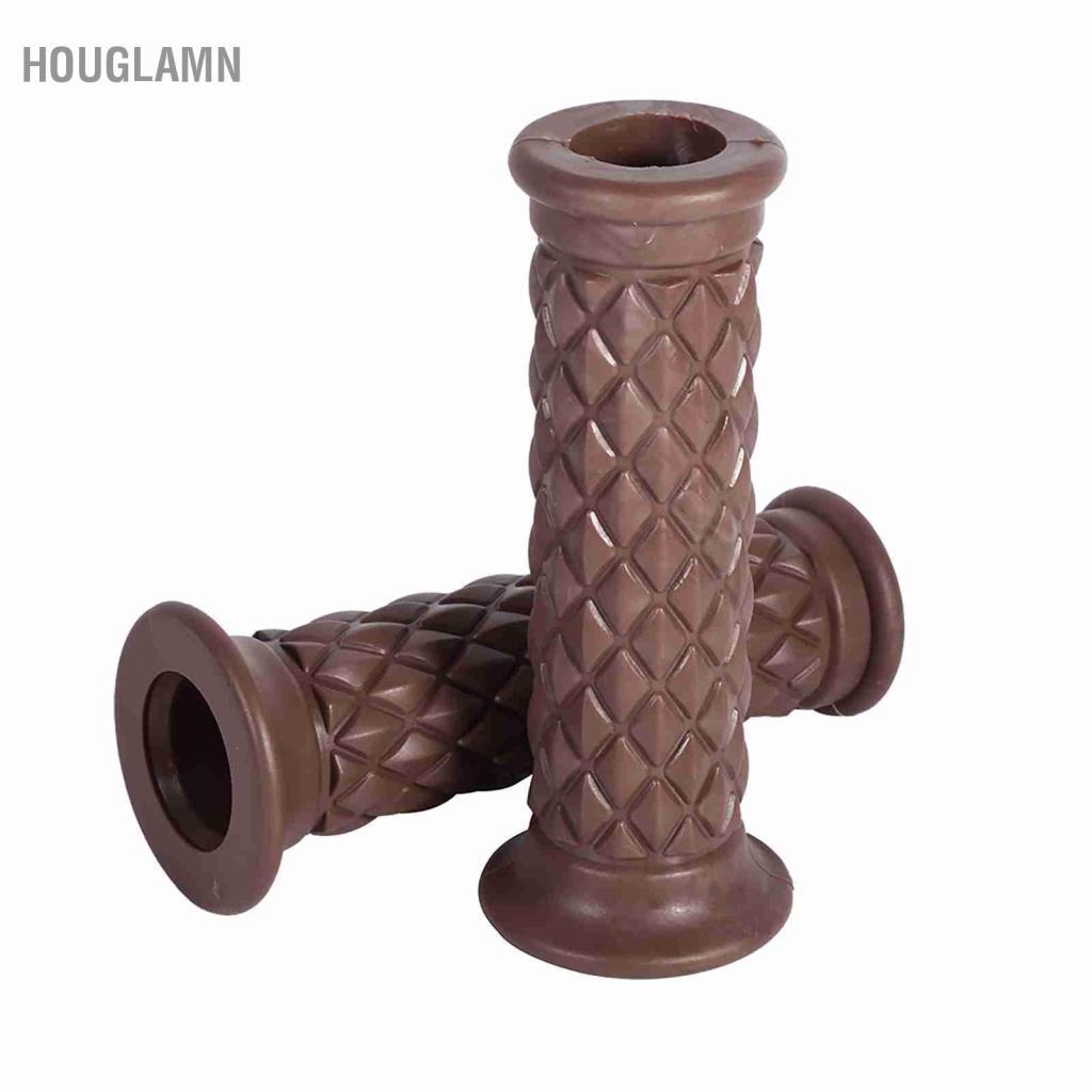 Houglamn Tay Lái Xe Máy Anauto Tay Cầm 1 Cặp 7/8 Và Tay Cao Su Chống Trơn Trượt 22Mm Đầu Mở Nóng Đa Năng Cho quán Cafe Racer Xe Đạp Địa Hình Motocross