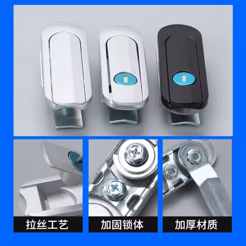 AB403 Cơ Cửa Cơ Đế Khóa Hộp Công Nghiệp Phân Phối Khóa Tủ Hợp Kim Nhôm AB403-1 Khung Xe Công Nghiệp Chasis Thiết Bị Khóa Cửa Đổi Sang ZIXK
