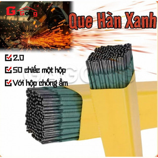 AIMVUKES Que Hàn Xanh 2.0mm Cho Vật Liệu Mỏng,Que Hàn Sắt Mỏng Chất Lượng Cao,Không Lo Thủng Mối,Mối Hàn Mịn Chắc,100pcs