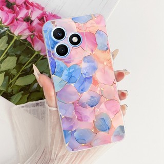Dành Cho Honor X8d Mới Thanh Lịch Hoa Mèo Tranh Vỏ Honor X8D 4G Silicon Mềm TPU Vỏ Điện Thoại