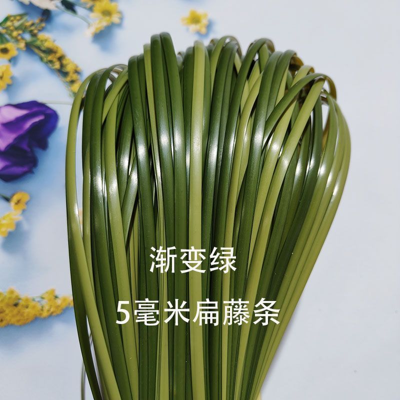 Chất liệu dệt PE giả mây 5mm, dây 5mm cho túi DIY