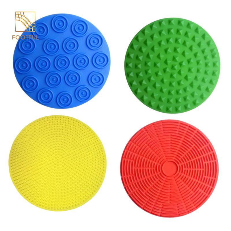 4 Thảm cảm giác silicon xúc giác, đồ chơi học tập sớm kết cấu cho hoạt động lớp học
