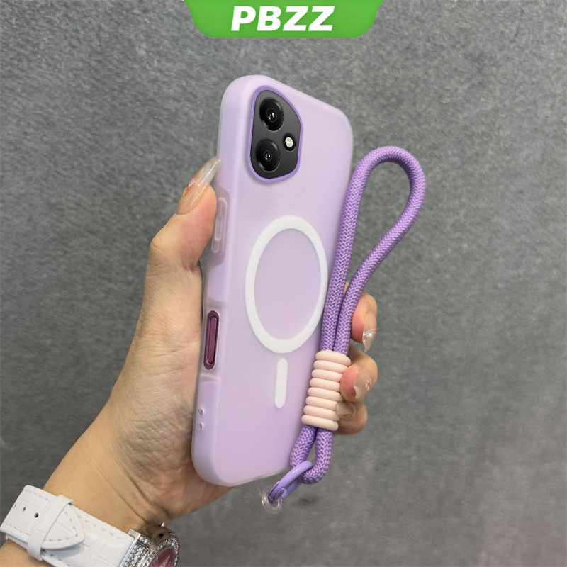 Ốp 2 Trong 1 Cho HONOR 200 400 pro 400 Lite 400 SMART 5g Vỏ Điện Thoại Chống Sốc Thiết Kế Mới Thẩm Mỹ Vỏ Thạch Màu Kép Có Dây Buộc Từ Tính Không Dây GDBSWX01