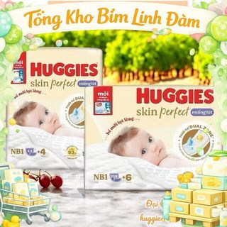 Miếng lót huggies Nb108+6 / nb64+4 cho bé sơ sinh và phụ nữ dùng thay thế băng vệ sinh