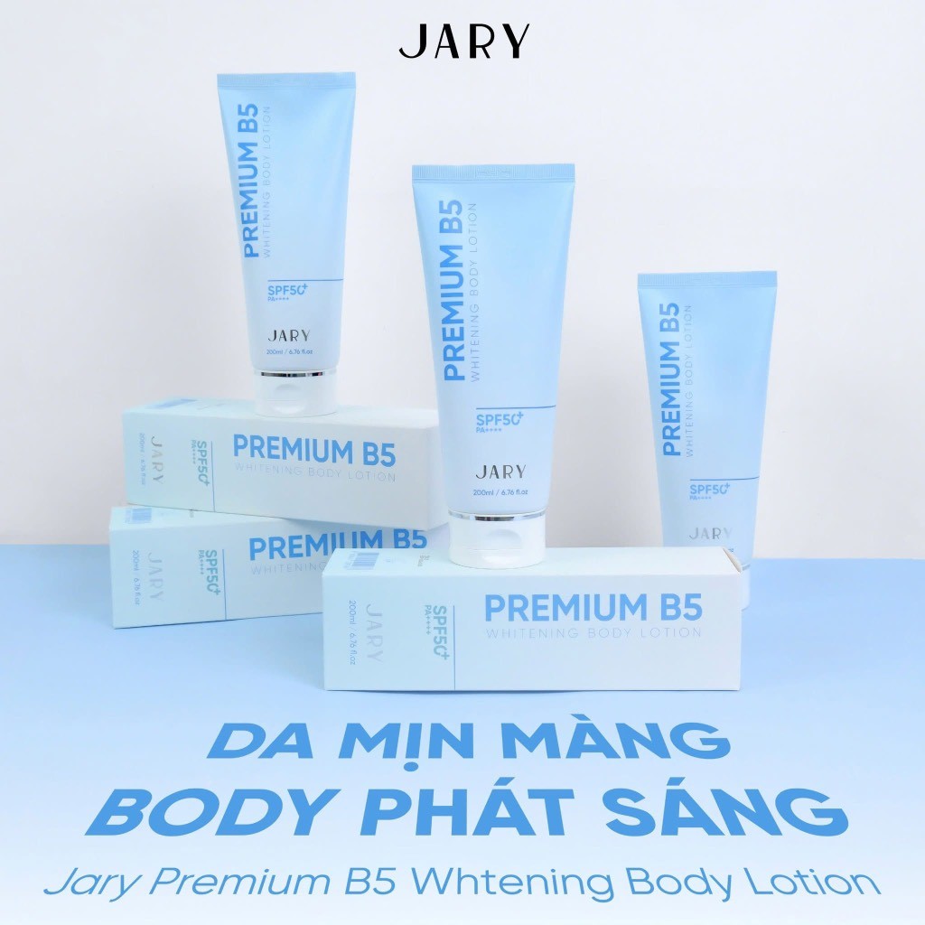 Lotion dưỡng trắng da toàn thân Jary premium B5 whiteing body lotion