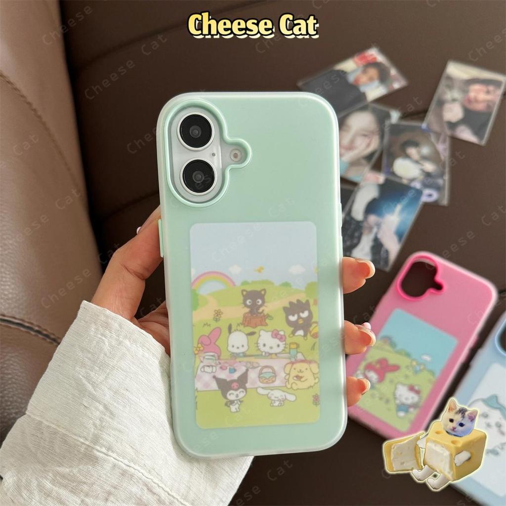Vỏ Màu Kẹo Cho iPhone 17 13 11 14 16 15 12 Pro Max Macaron 2 Trong 1 Hộp Mềm