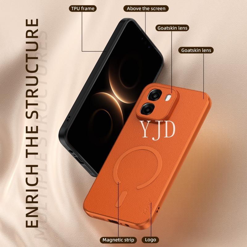 Ốp Lưng Cho OPPO A6C A6 A6X A6s A6t Pro Da Dê Cao Cấp TPU Khung Mềm Chống Rơi Điện Thoại