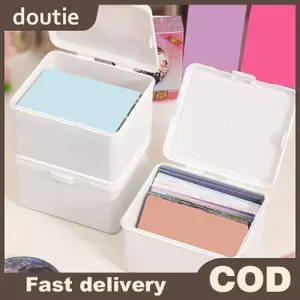 Doutie Hàn Quốc Trong Suốt Hộp Bảo Quản Hộp Mù Thẻ Photocard Hộp Bảo Quản Thẻ Ảnh Người Tổ Chức Phân Loại Flip Box VN