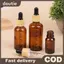Doutie 5ml-100ml Chai nhỏ giọt có quy mô Thuốc thử Giọt mắt Kính màu hổ phách Hương liệu Chai pipet lỏng Chai có thể đổ lại Du lịch VN