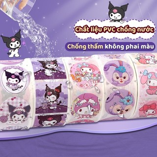 Cuộn 500 Sticker Hoạt Hình Cute Để Làm Quà, Bộ Tem Dán Nhiều Mẫu Mã Ngộ Nghĩnh Cho Bé