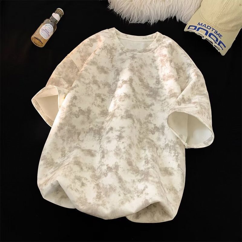 Áo thun ngắn tay tie-dye màu tím cho bé - Phù hợp trang phục hàng ngày