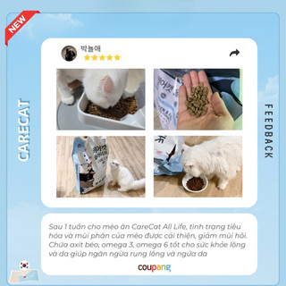 Thức Ăn Hạt CareCat 1kg Cho Mèo Mọi Lứa Tuổi - Đạm Cao 30%, Phục Hồi Lông & Tiêu Búi Lông Cho Mèo
