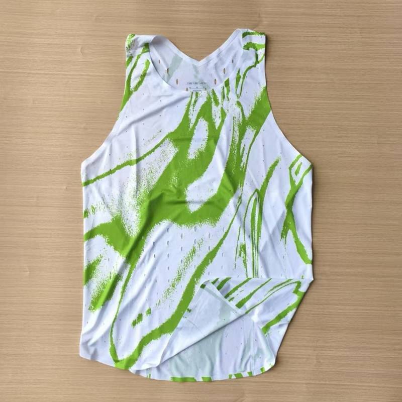 [Hot] Chromosome Marathon Top Diamond League Glue-Pressed Track and Field Vest Men's Running Quick-Drying Wind Tunnel Breathable GFaw