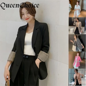 Áo Blazers Dài Tay Cho Công Sở Phái Nữ - 6 Màu Sắc, Phong Cách Hàn Quốc