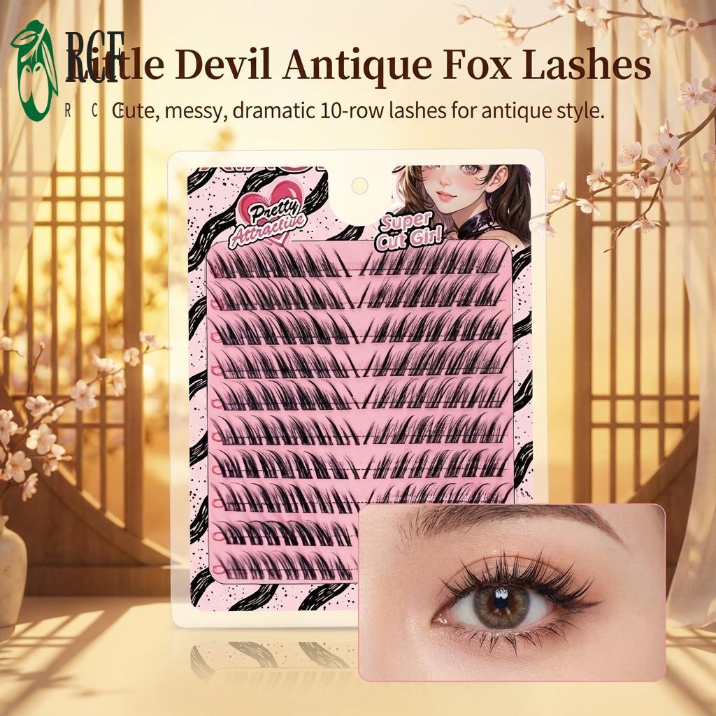 Bộ lông mi giả lộn xộn kiểu Fox - Cosplay Sử dụng hàng ngày