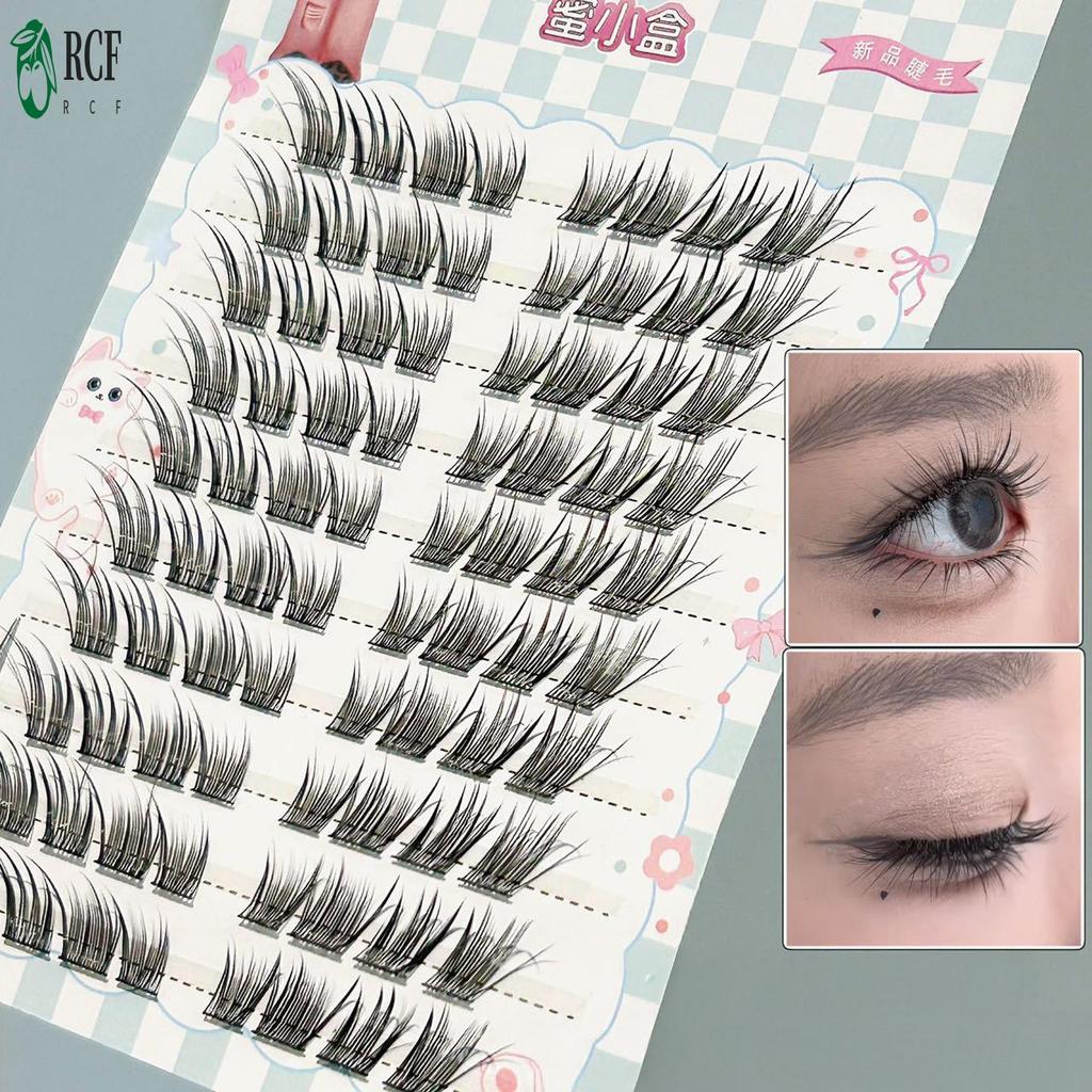 Cụm lông mi không keo 3D DIY - Wispy Fluffy Lash Extension cho các bữa tiệc du lịch