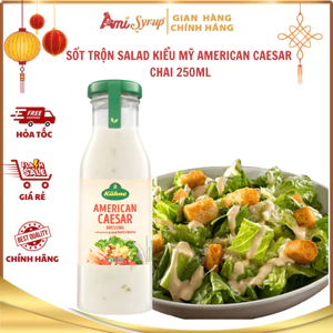 Sốt Trộn Salad Kiểu Mỹ Kuhne AMERICAN CAESAR Chai 250ml, Xốt Trộn Chuẩn Vị Ý