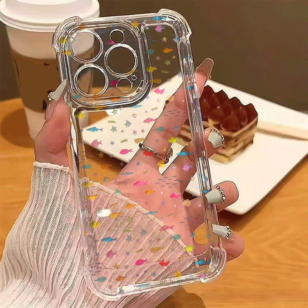 Đ đơn giảnPhù hợp với túi lưng iPhone 17 Pro Max, túi khí góc bốn cạnh