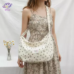 HFTOY Túi đeo chéo tình yêu sang trọng mùa thu đông mới Túi mua sắm Túi đeo chéo sức chứa lớn Túi lông vai đơn lớn ~