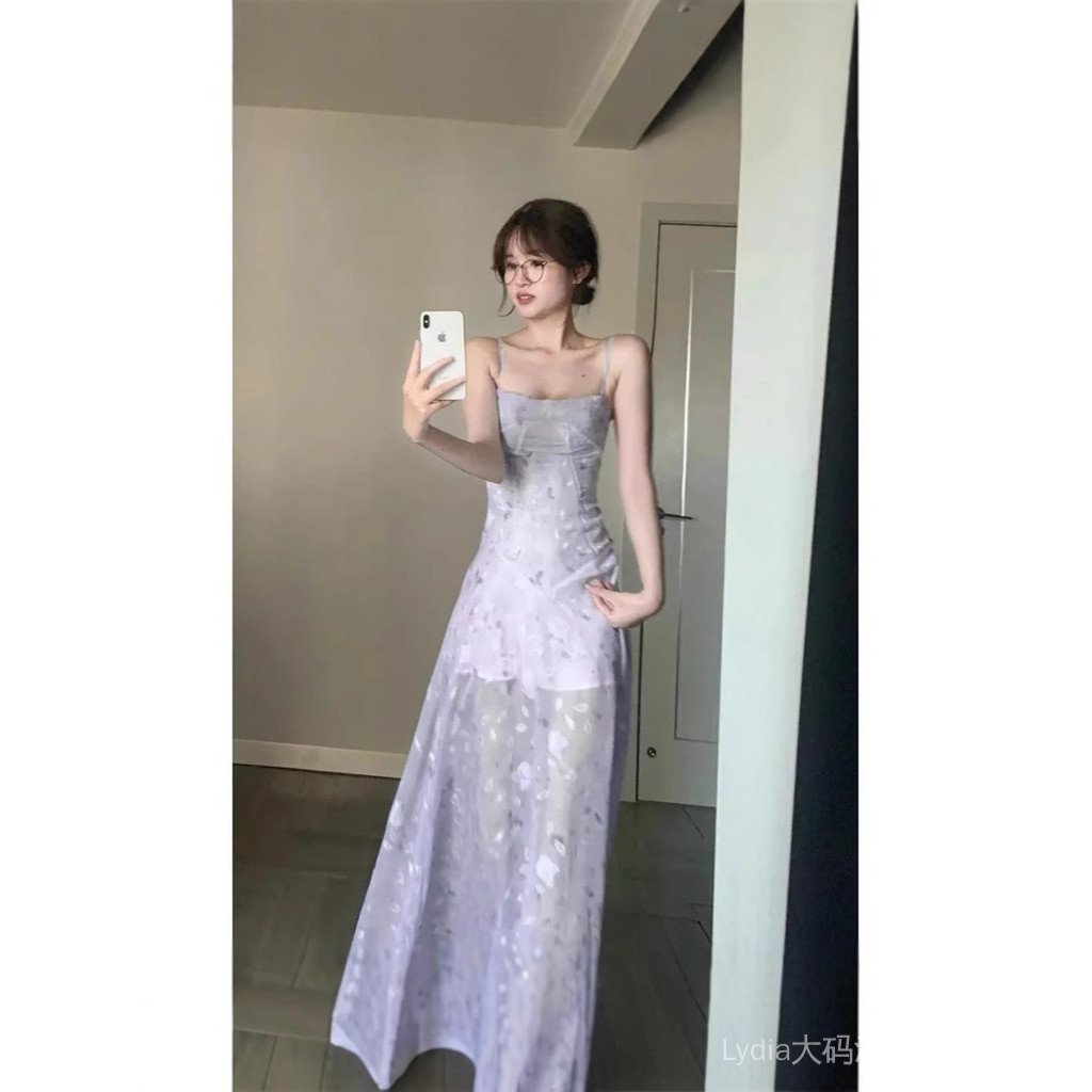 [Giảm giá 10%] Váy dây đeo hoa chất liệu tốt dành cho nữ - Perfect cho kỳ nghỉ ven biển