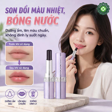 [Lâu Trôi Và Không Phai Màu] Son Bóng Đổi Màu Theo Nhiệt Độ, Không Lem / Son Bóng Lâu Trôi Và Không Phai Màu / Son Bóng Dưỡng Ẩm Sâu / Dưỡng Ẩm Lâu Dài / Không Bết Dính Và Không Lem